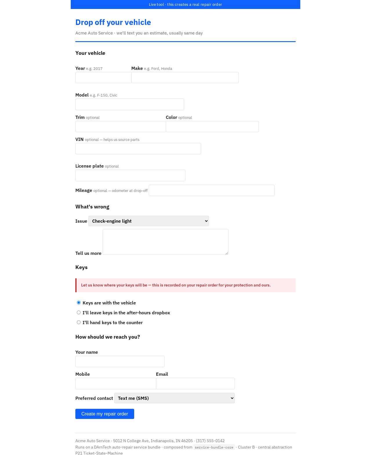 Customers book online — no phone tag.