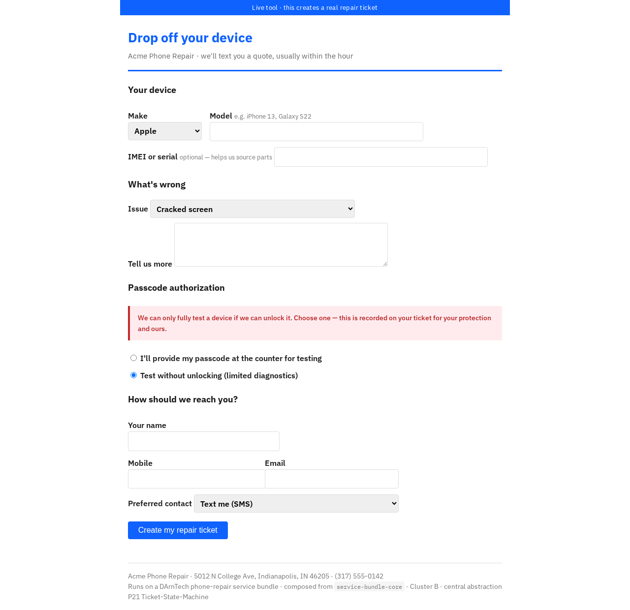 Customers book online — no phone tag.